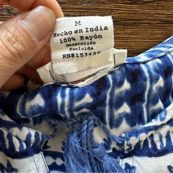 beachlunchlounge summer dress Blue and White Sleeveless Summer Dress - Picture 10 of 14